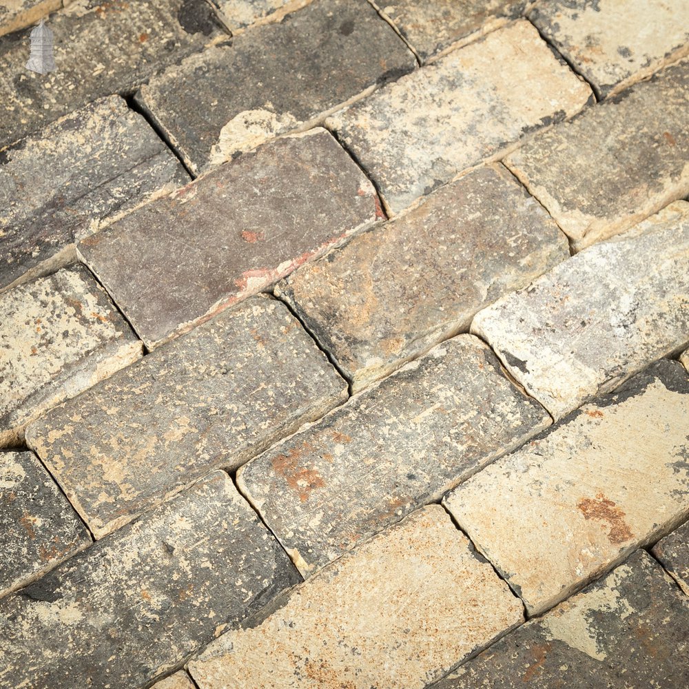 Reclaimed Floor Bricks, Staffordshire Blue Floor Bricks, Batch of 595 - 13.7 Square Metres