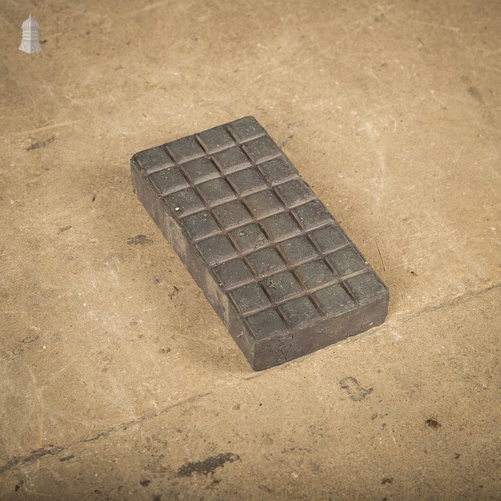 Chocolate Bar Pavers, Reclaimed 32 Block Stable Bricks, Staffordshire Blue Floor Bricks, Batch of 96 – 3.2 Square Metres