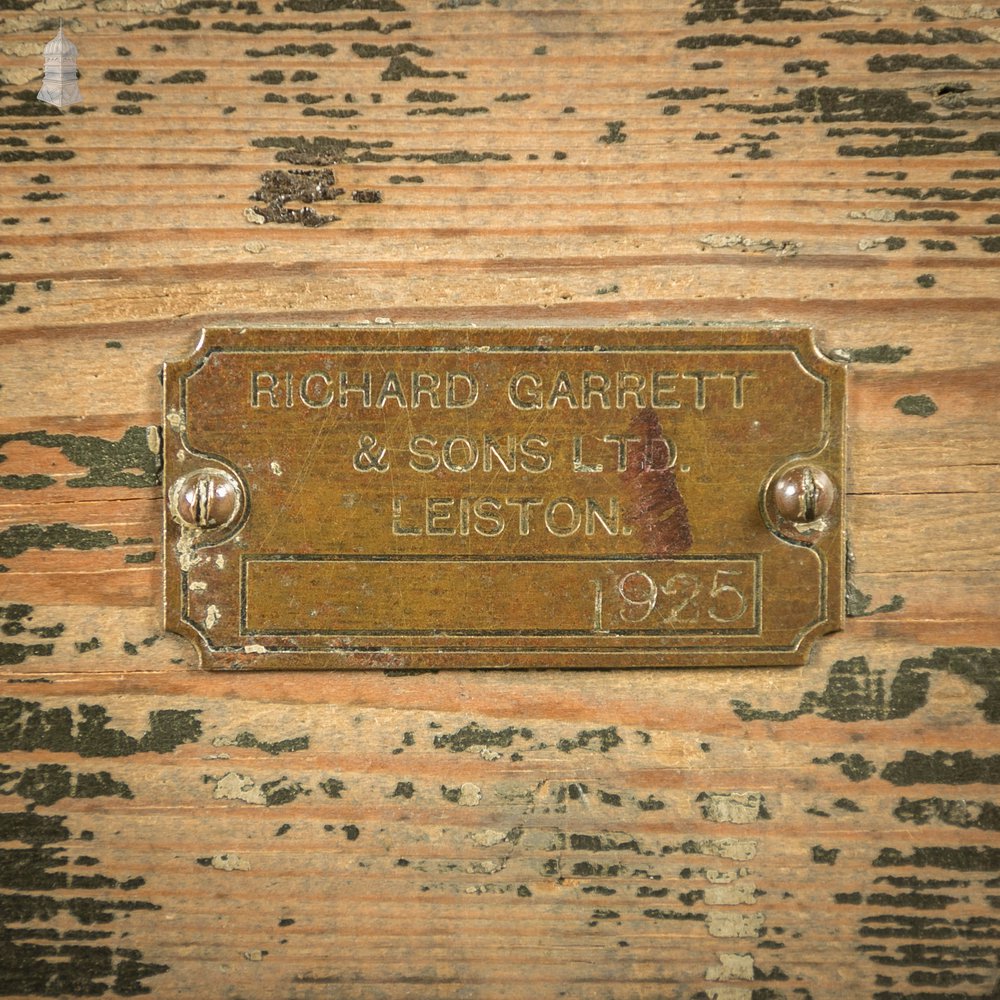 Military Shipping Crate, 1920’s Industrial Box Wood and Metal Construction