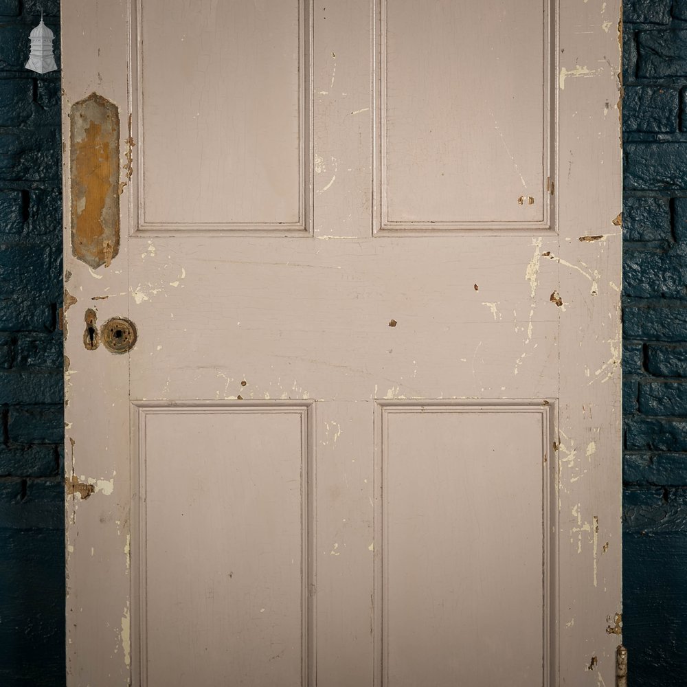 Pine Paneled Door, Moulded 6 Panel