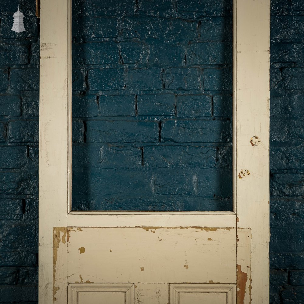 Half Glazed Door, Pine Paneled