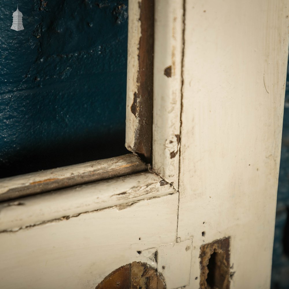 Half Glazed Door, Pine Panelled