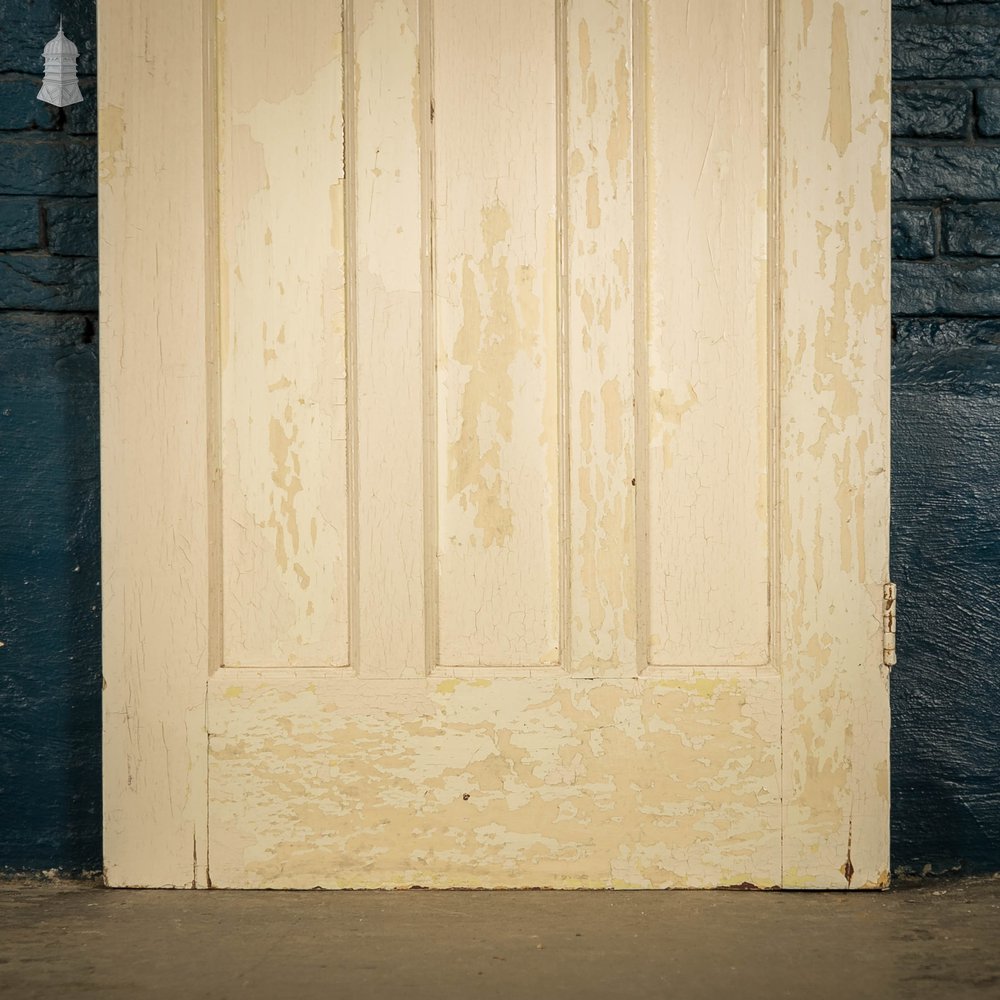 Pine Panelled Door, Fitted with a Pegboard Panel