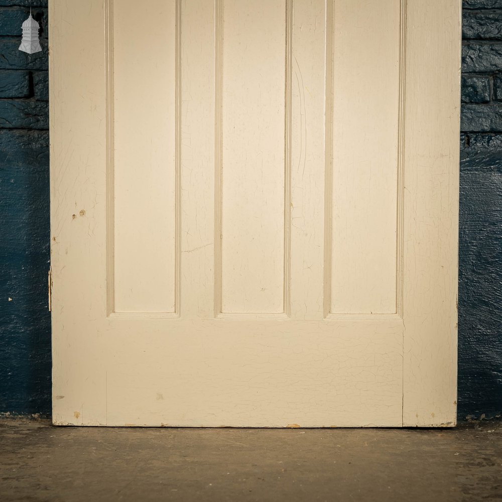 Pine Panelled Door, Fitted with a Pegboard Panel