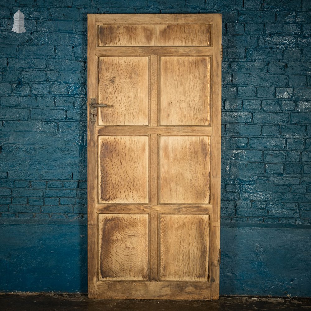 Oak Panelled Door, Moulded 7 Panel