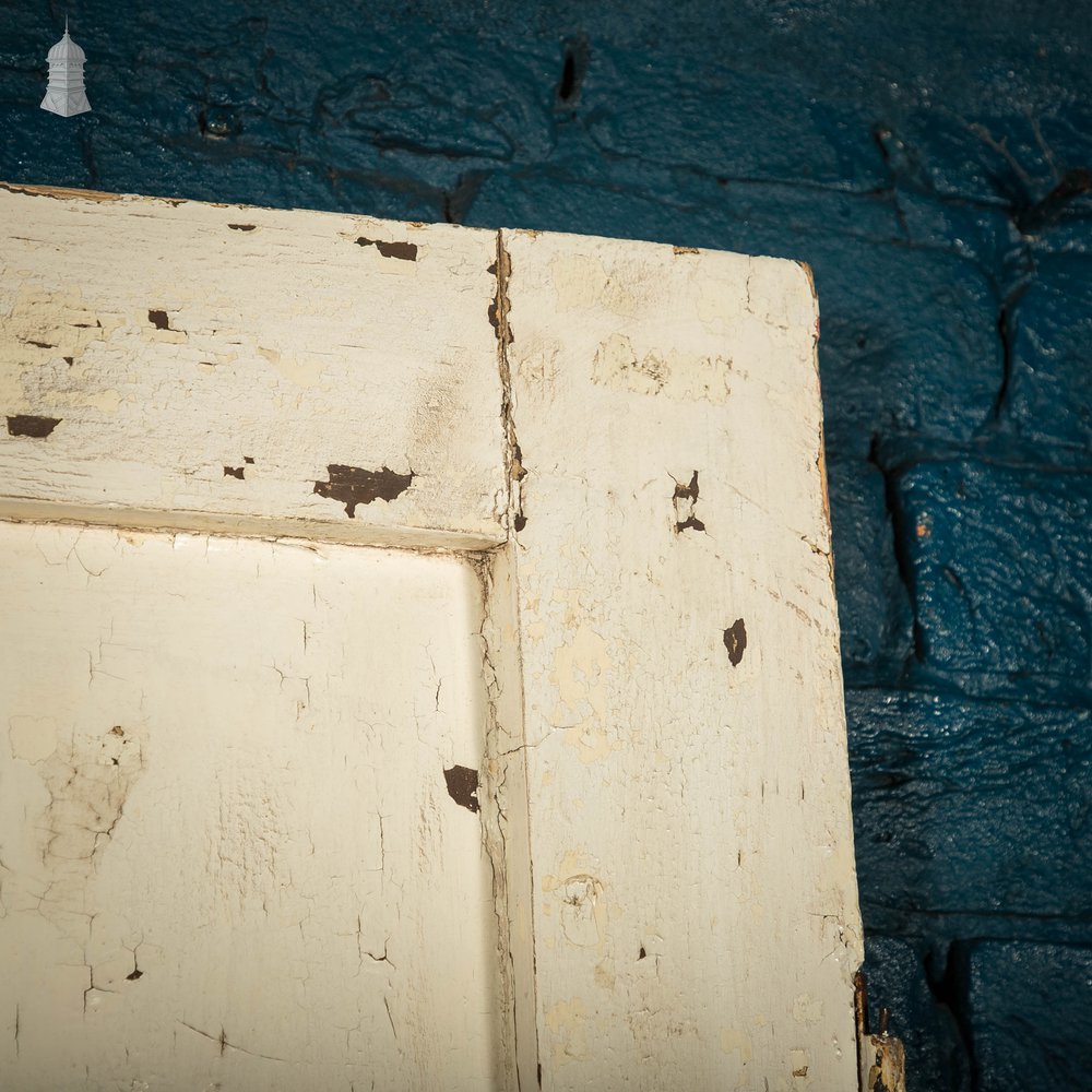 Pine Panelled Door, 5 Moulded Panel Distressed Paint Finish