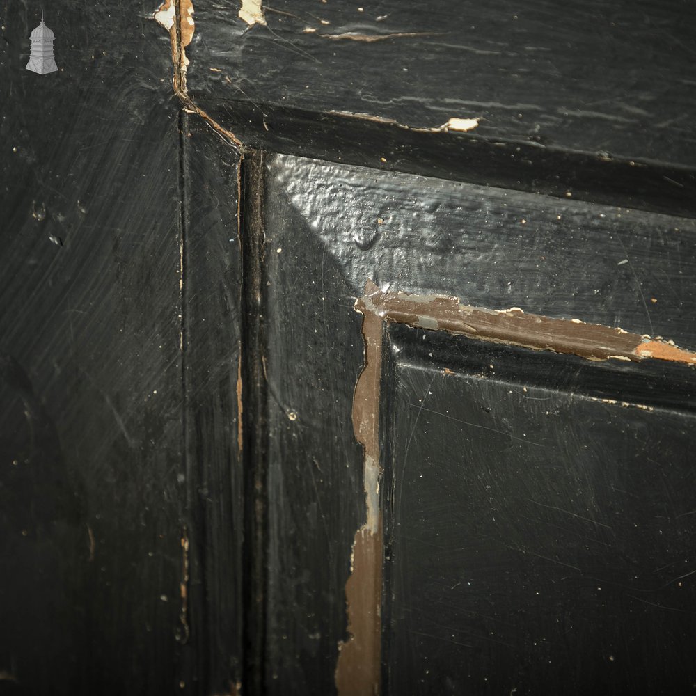 Half Glazed Door, Victorian Panelled Distressed Paint Finish