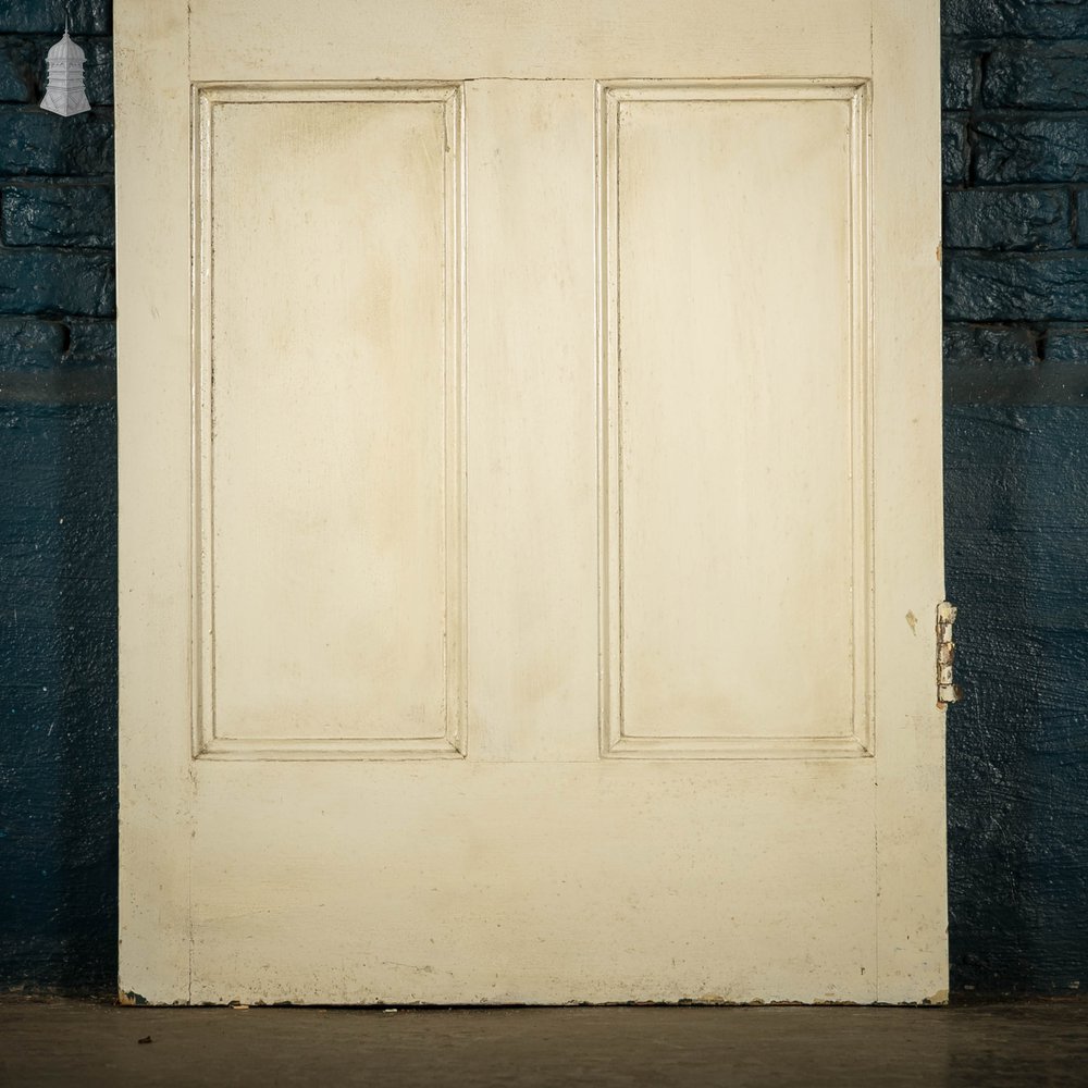 Pine Panelled Door, 5 Panels / 4 Panels White Painted