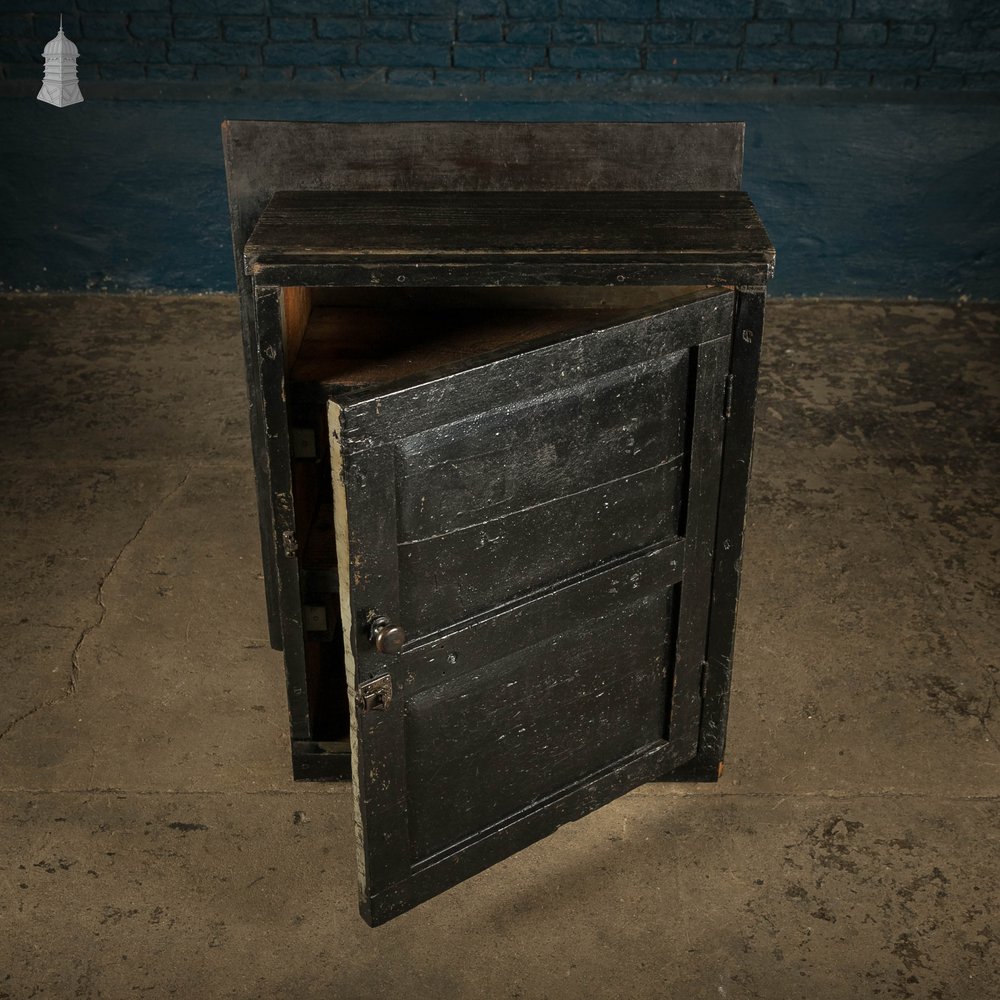 Industrial Wooden Cupboard, Reclaimed From Factory