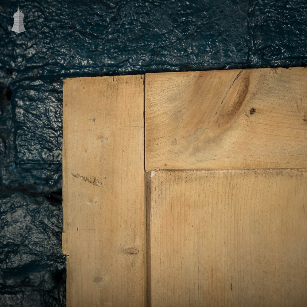 Pine Panelled Door, Stripped Moulded 4 Panel