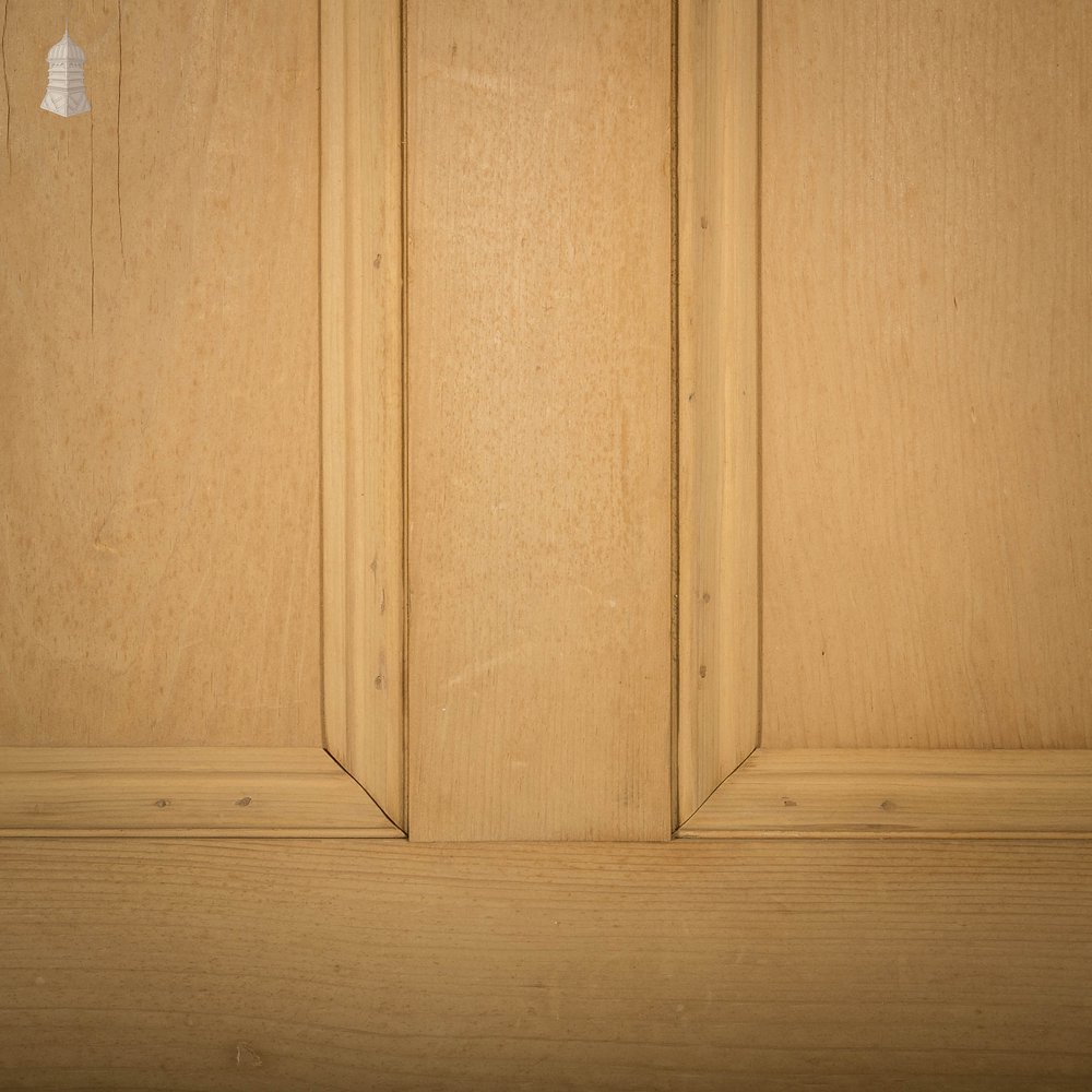 Half Glazed Door, Stripped Panelled Pine