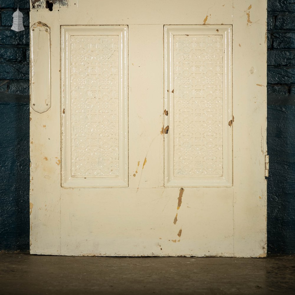 Pine Panelled Door, 4 Panel White Painted