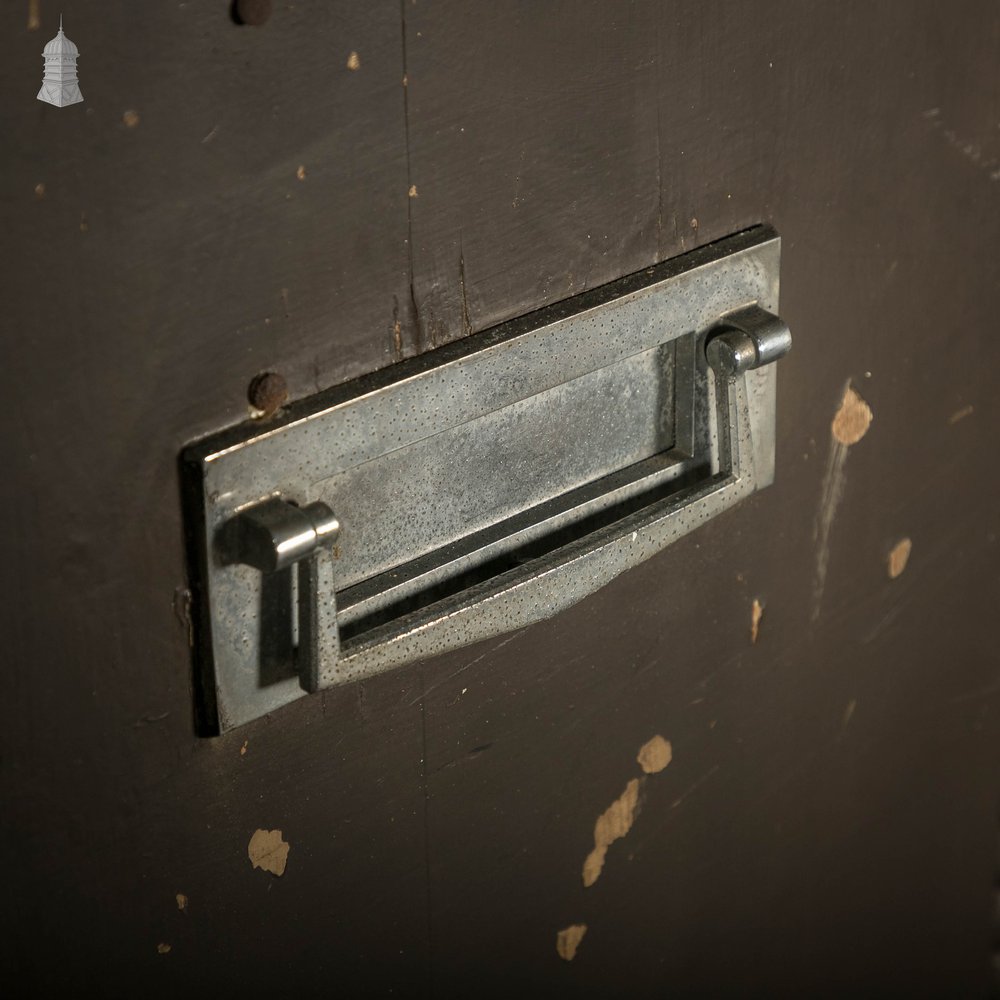 Pine Panelled Front Door, Rolled bead Detail, Brown Painted