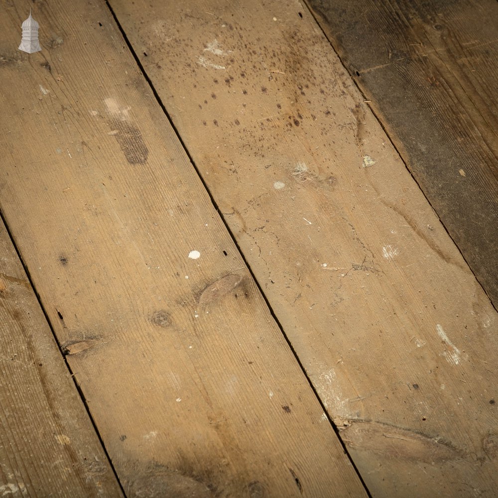 Reclaimed Pine Floorboards, 8.5” Wide - Batch of 20 Square Metres