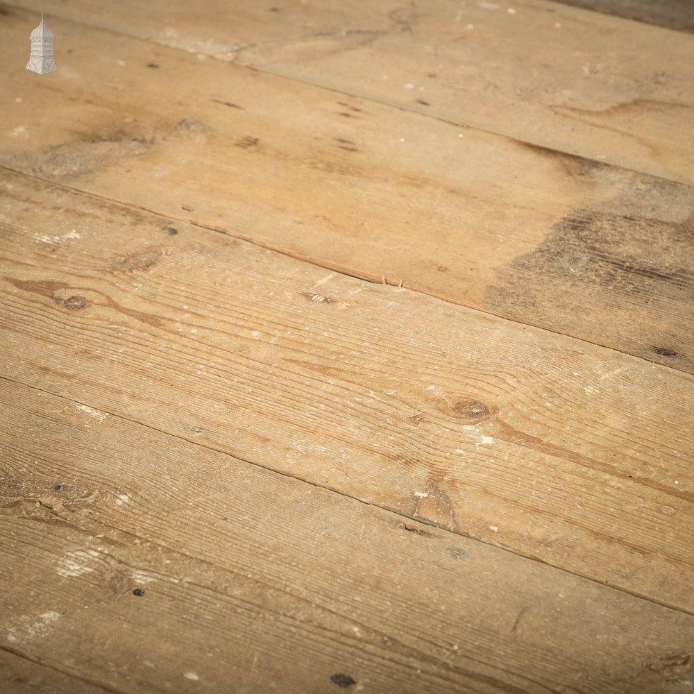 Reclaimed Pine Floorboards, 8.5” Wide - Batch of 20 Square Metres