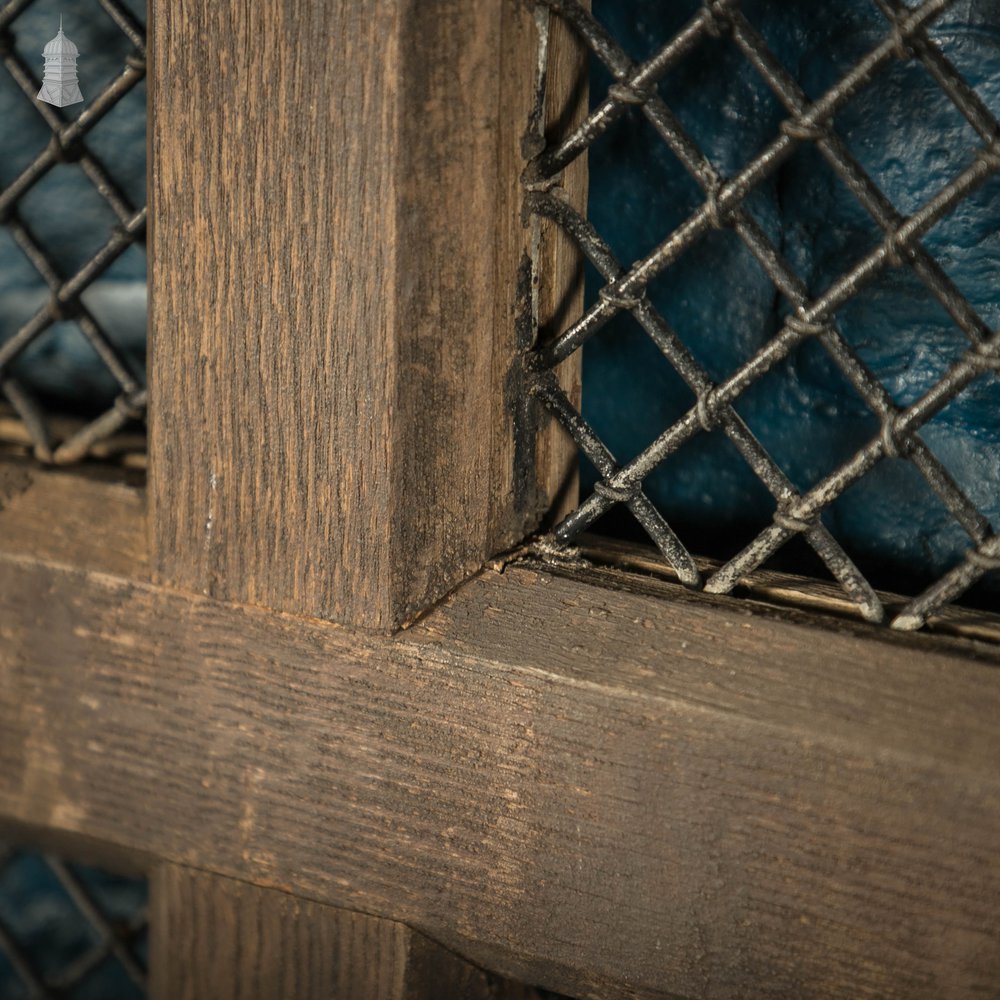 Arched Church Doors, Oak with Mesh Windows