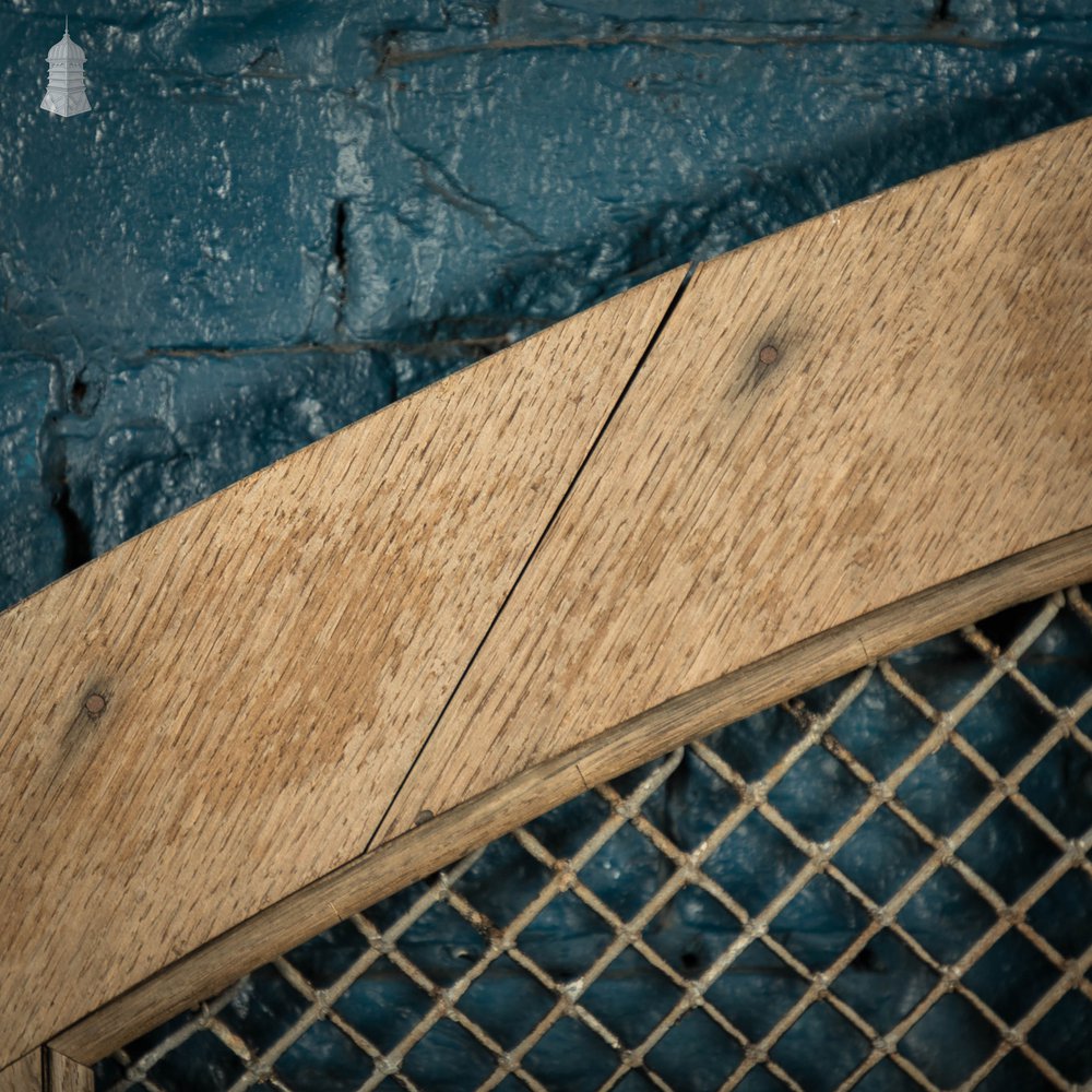 Arched Church Doors, Oak with Mesh Windows