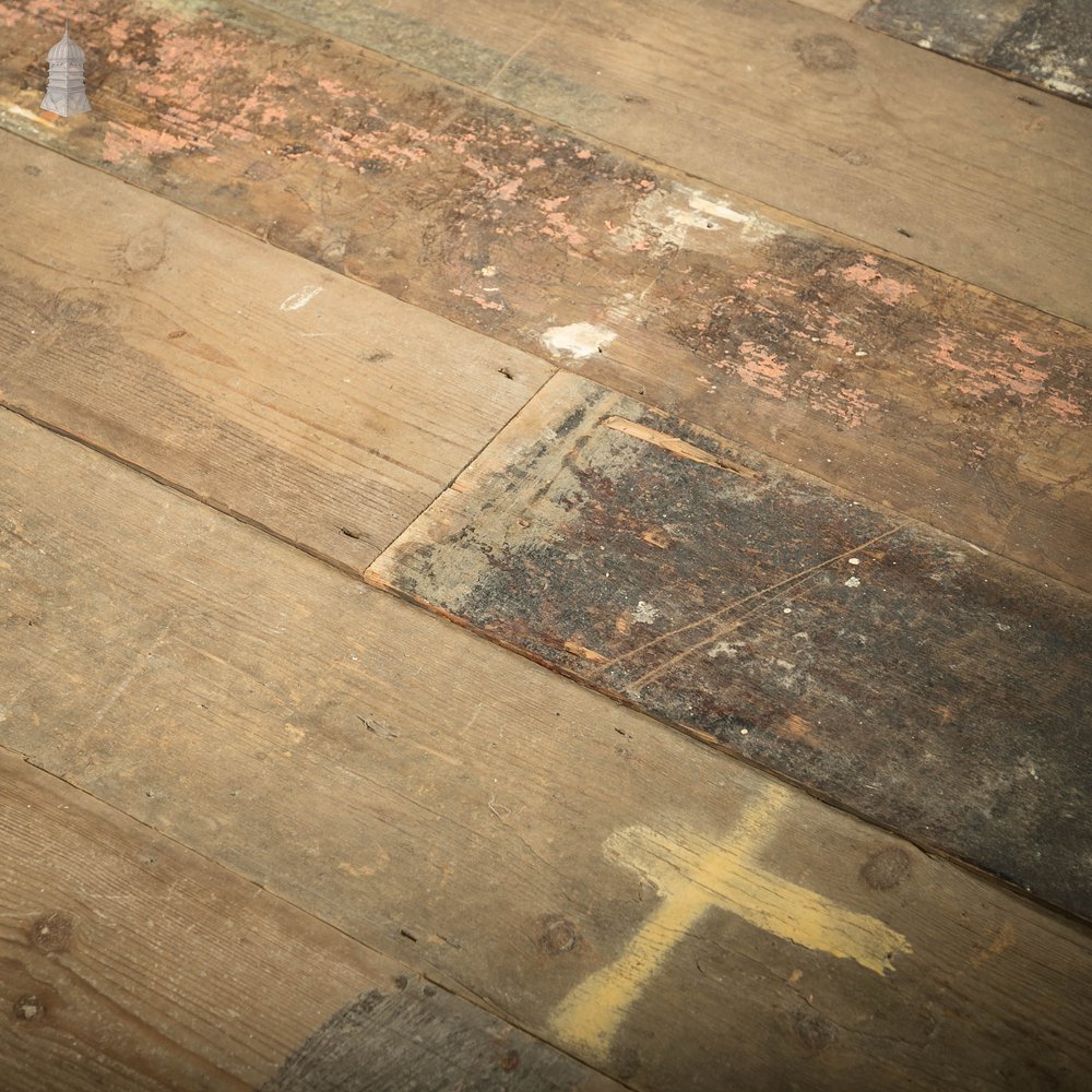 19th C Period Floorboards, 6.5” Wide- Batch of 17 Square Metres