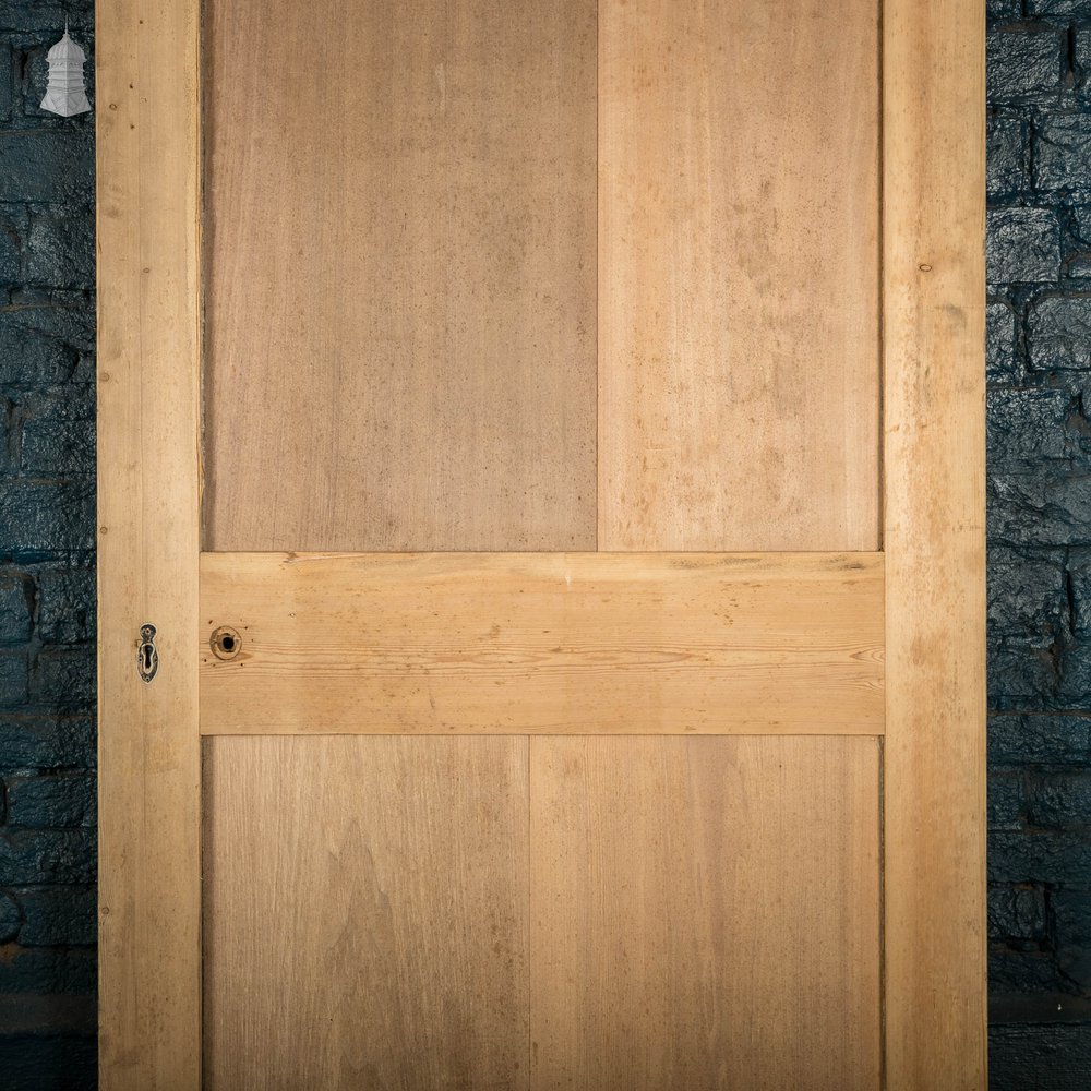 Pine Paneled Door, Shaker Style 2 Panel