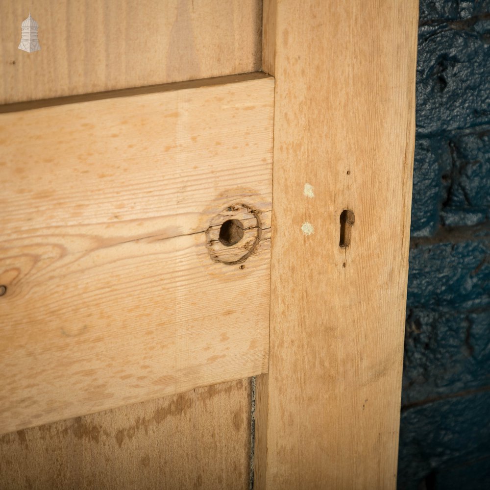 Pine Paneled Door, 2 Panel Shaker Style