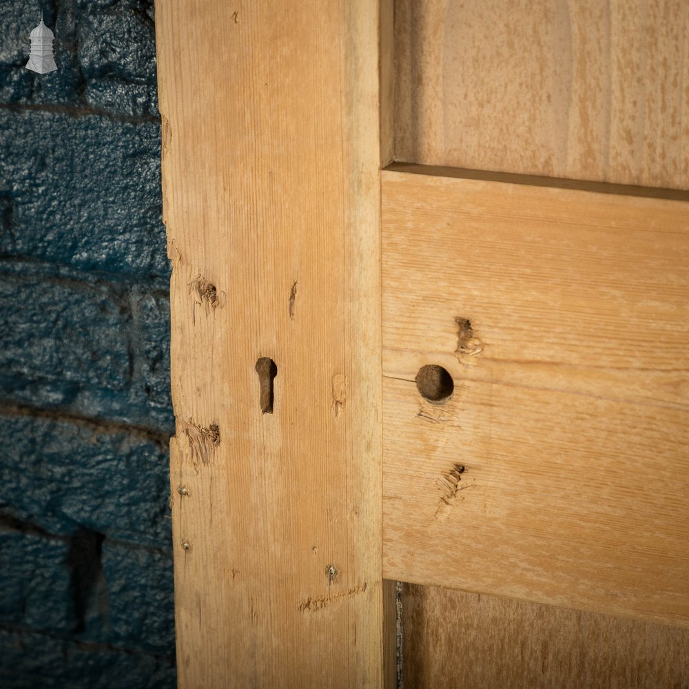 Pine Paneled Door, 2 Panel Shaker Style