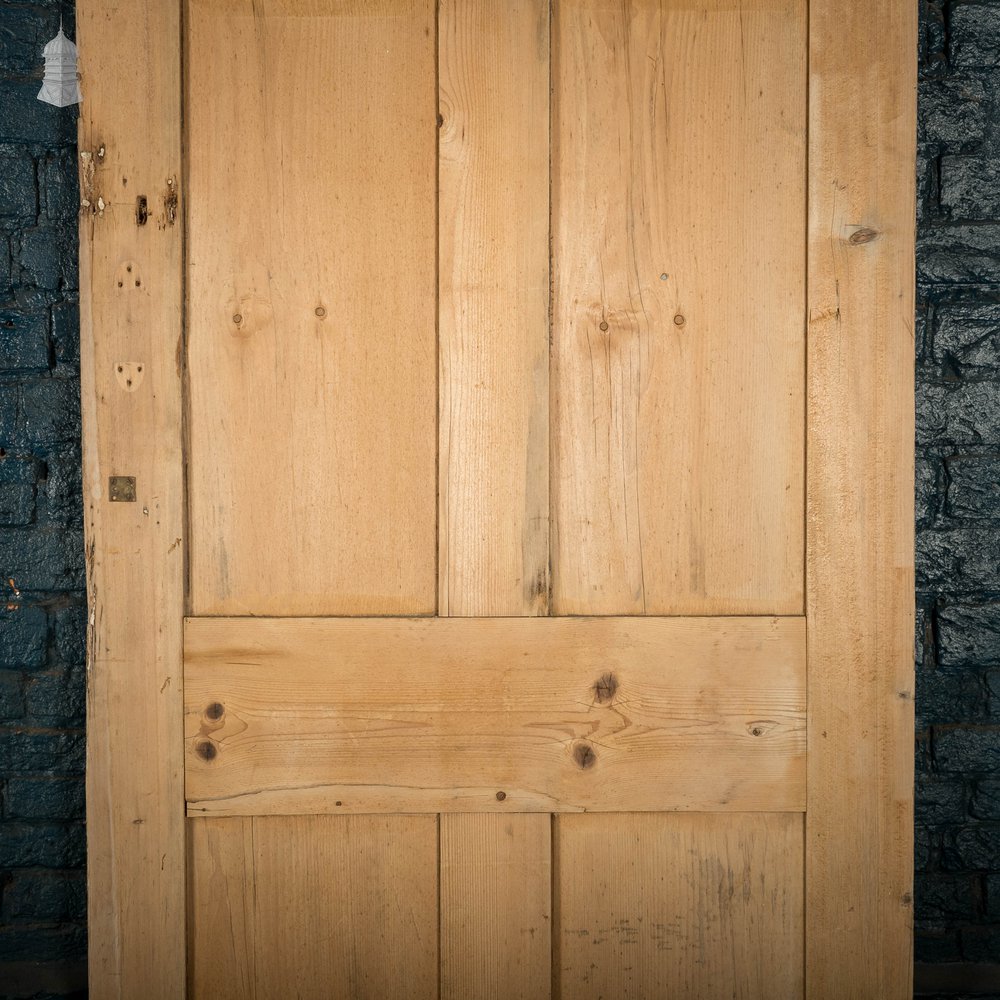 Glazed Panelled Door, Pine 2 over 4 Panel Door