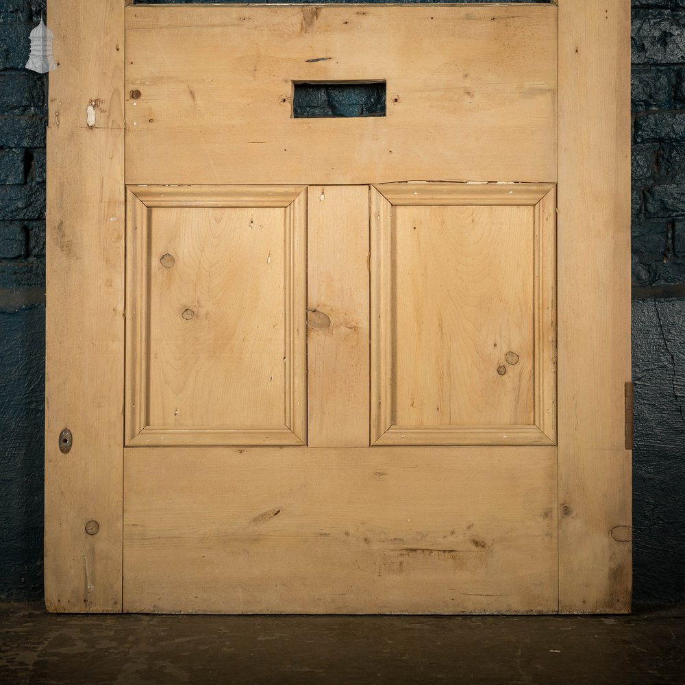 Half Glazed Door, Moulded Pine 3 Panel