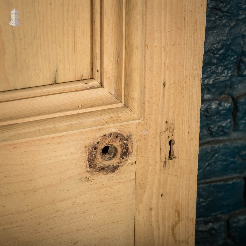 Pine Panelled Door, 5 Moulded Panel