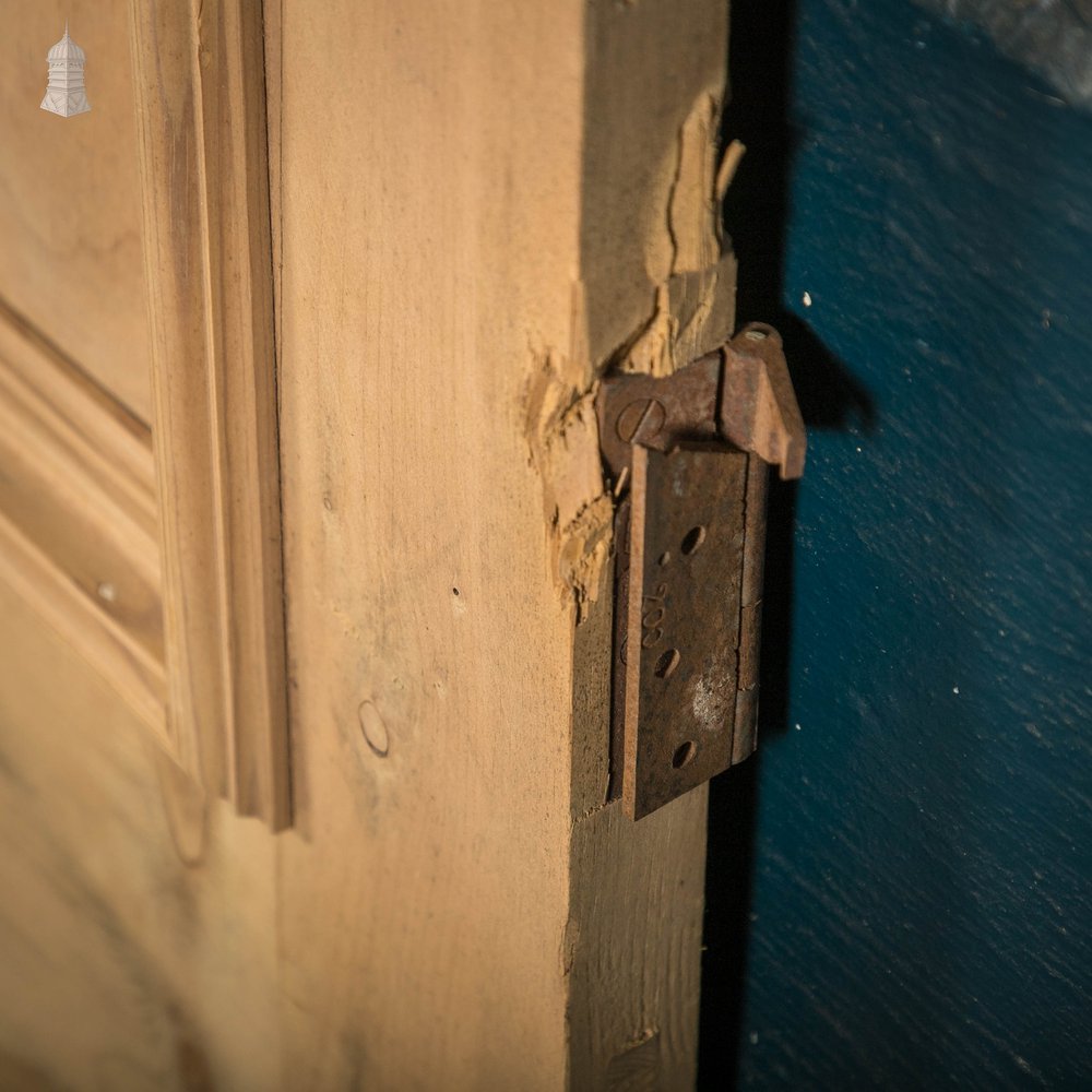 Half Glazed Door, 3 Panel Pine Moulded Panel Door