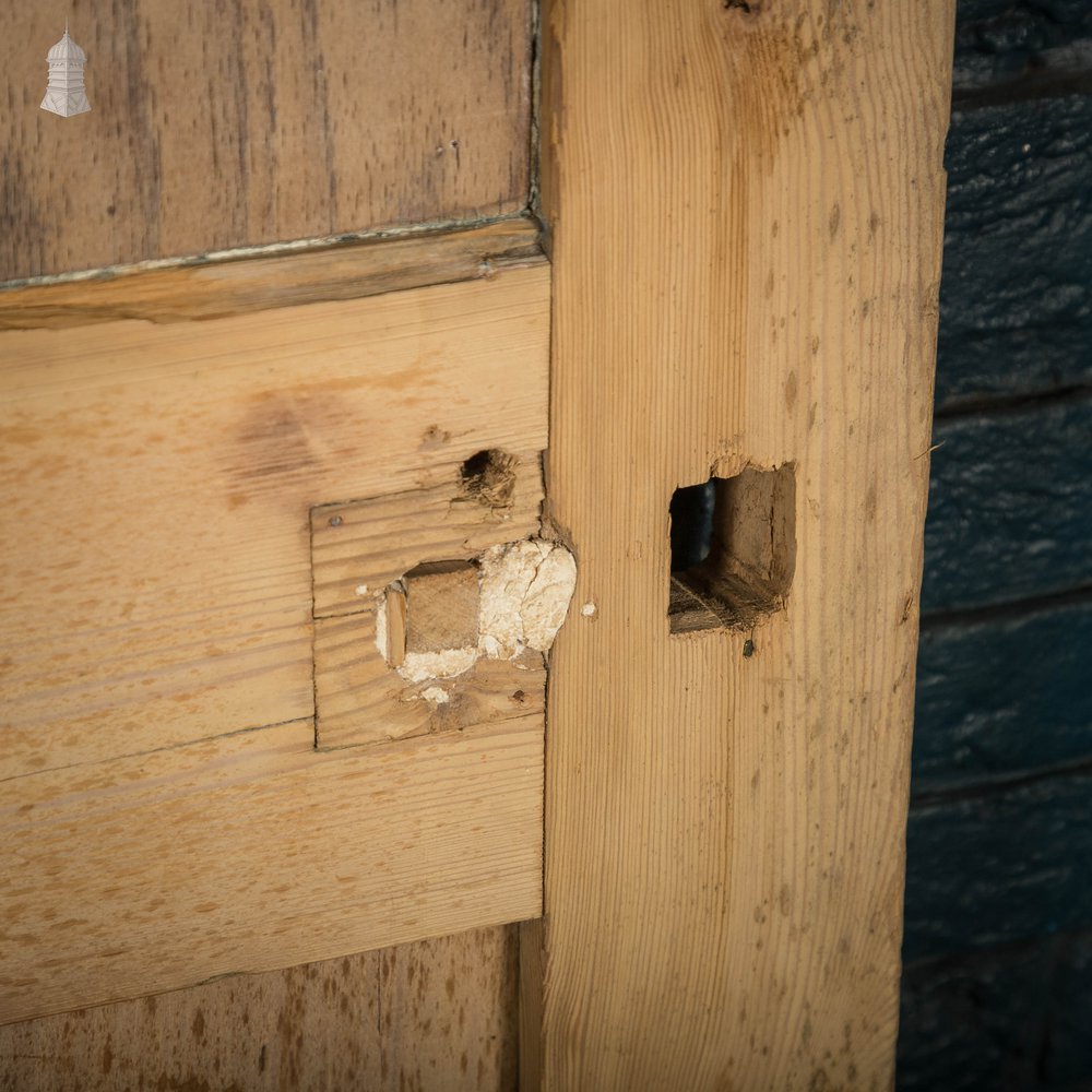 Pine Panelled Door, 2 Panel Shaker Style