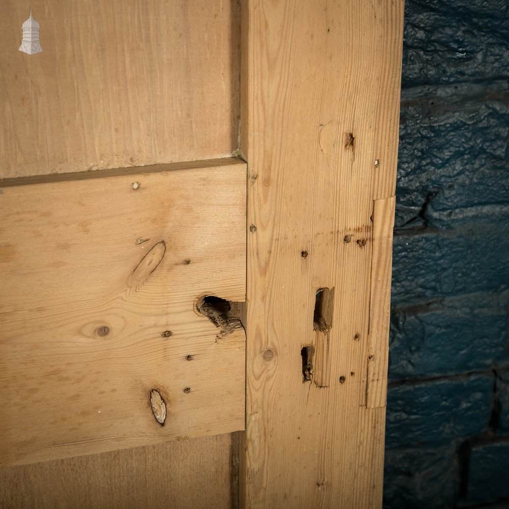 Pine Panelled Door, 2 Panel Shaker Style