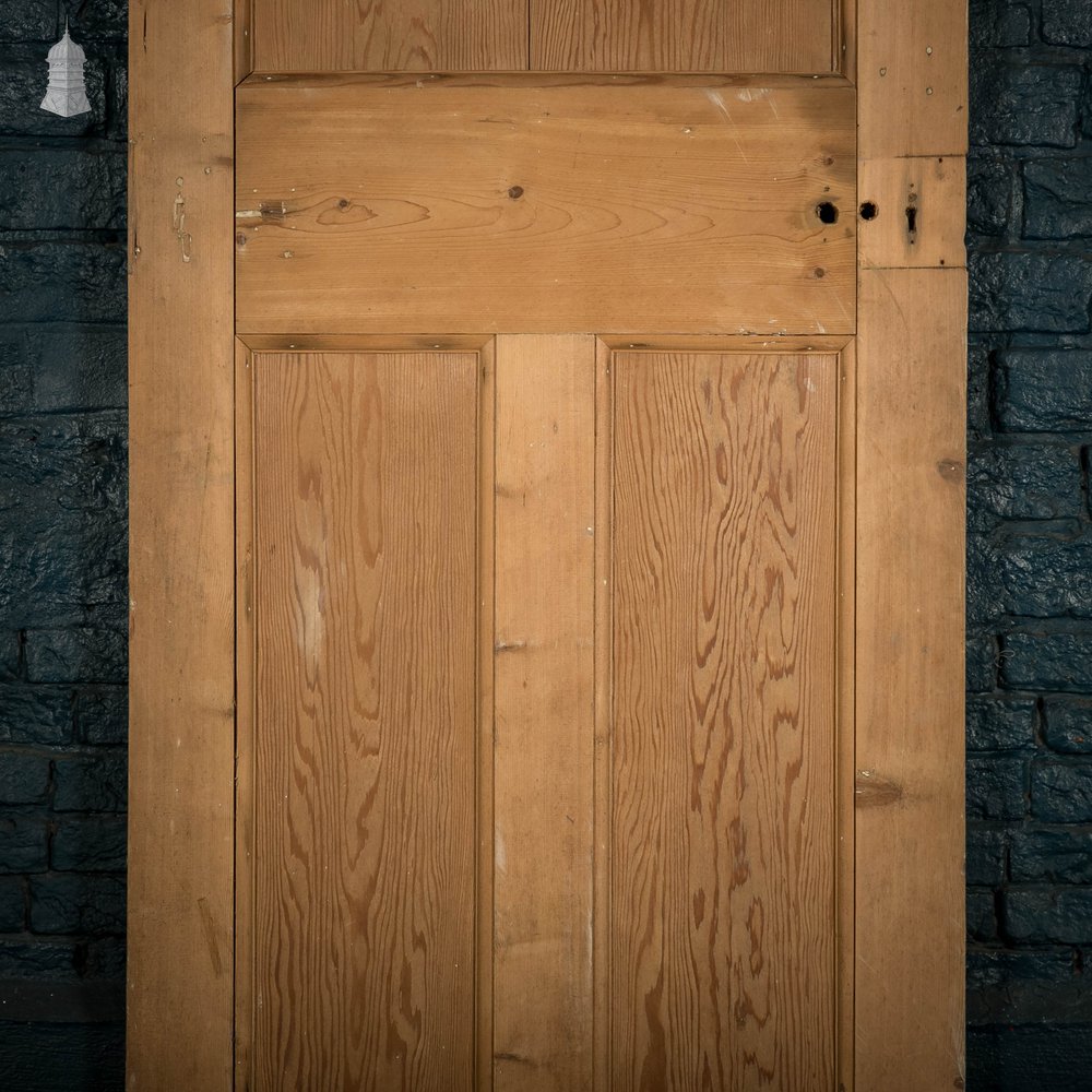 Pine Panelled Door, Moulded 3 Panel