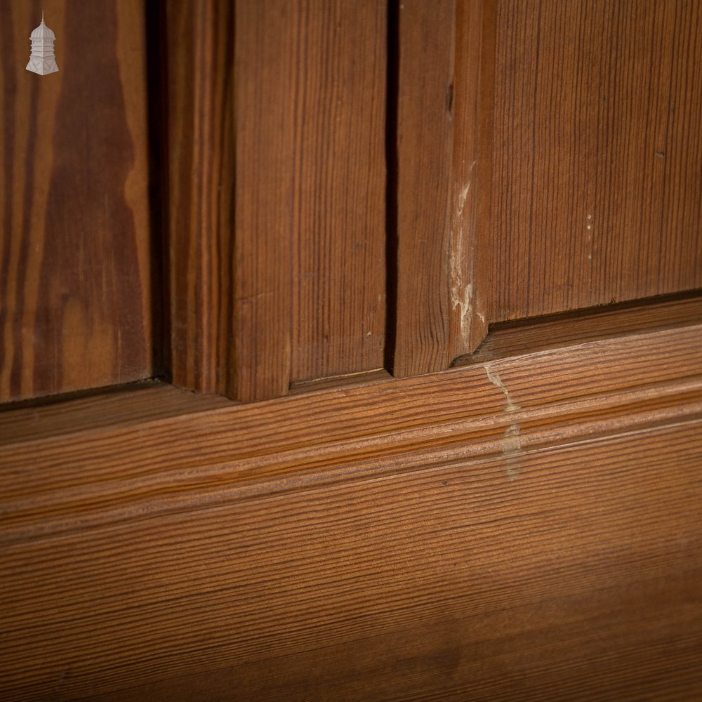 Pitch Pine Panelled Door, 6 Panel