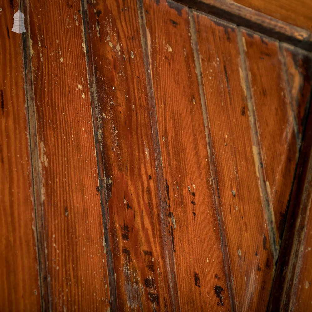 Framed Arch Top Doors, Set of Oak Braced Vertical Plank Doors