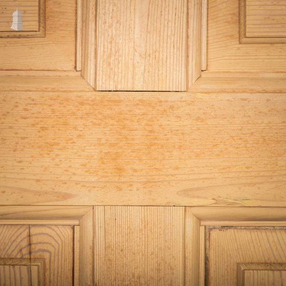 Pine Panelled Door, 6 Raised Moulded Panels