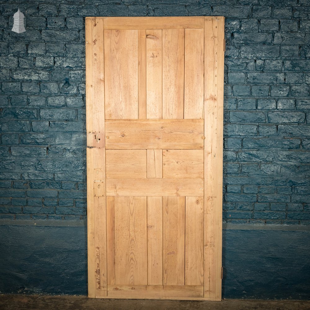 Pine Panelled Door, 6 Raised Moulded Panels