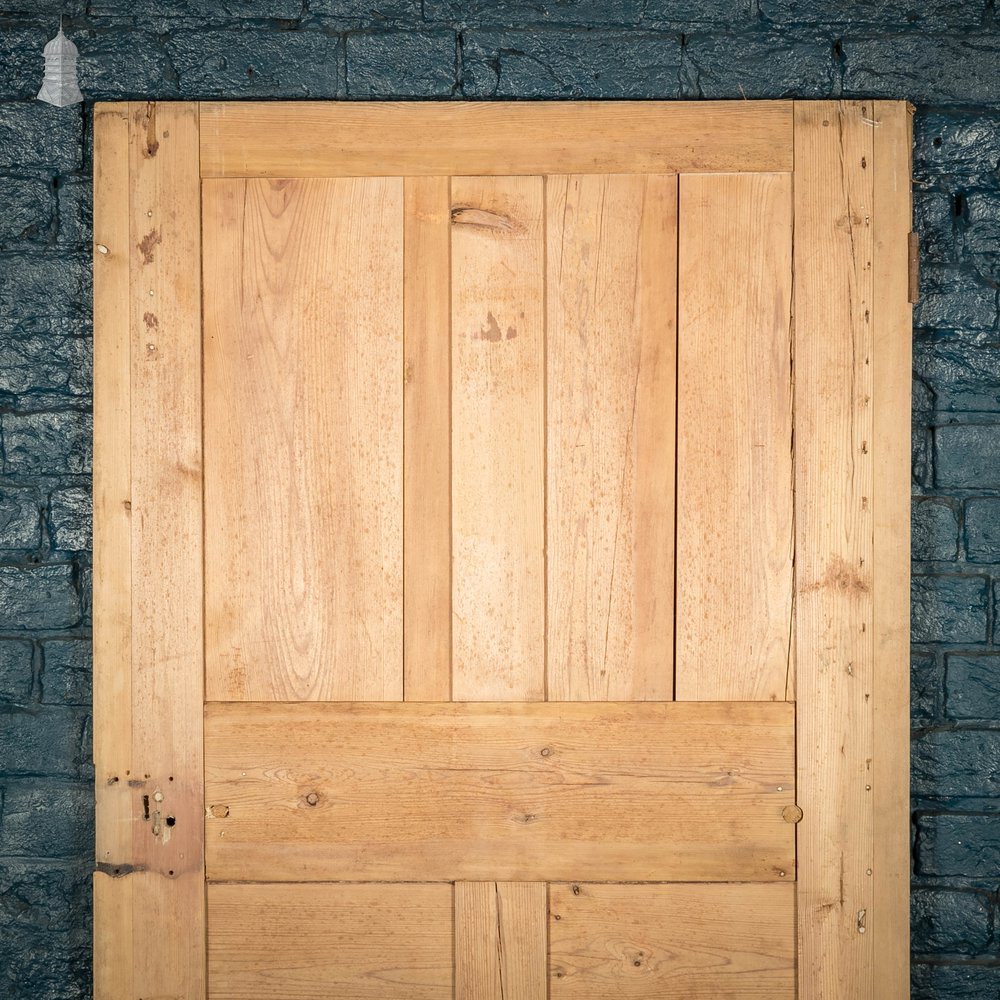 Pine Panelled Door, 6 Raised Moulded Panels