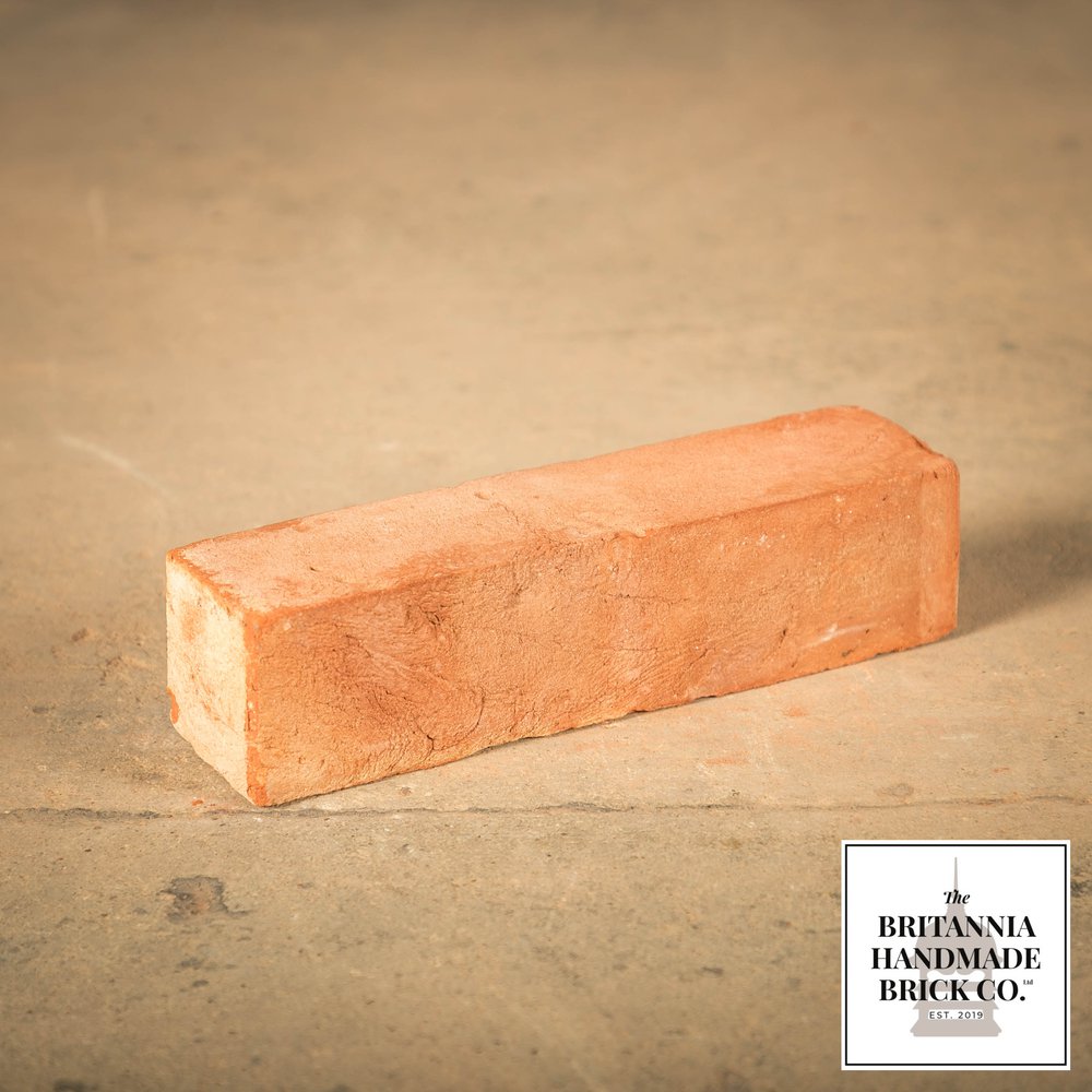 9 x 2 1/4" Handmade Red Floorbrick, Period Style 9 x 2.25 Inch Floor Brick