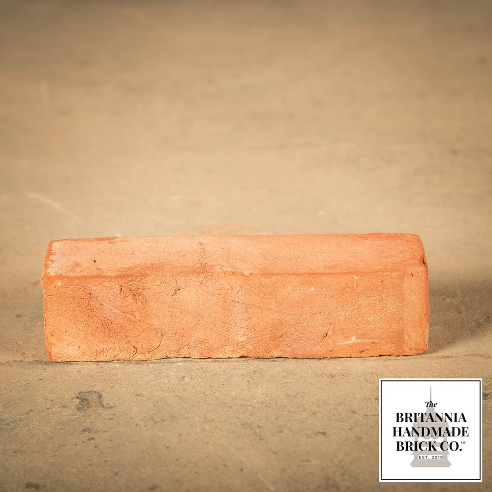 9 x 2 1/4" Handmade Red Floorbrick, Period Style 9 x 2.25 Inch Floor Brick