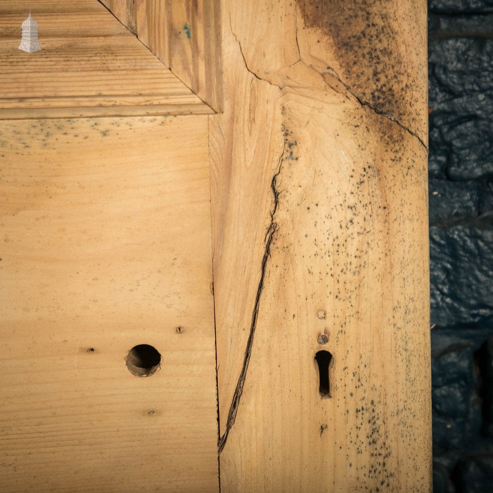 Pine Panelled Door, Victorian Style 4 Panel