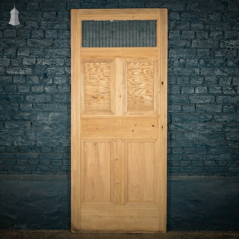 Half Glazed Door, Moulded Pine 5 Panel