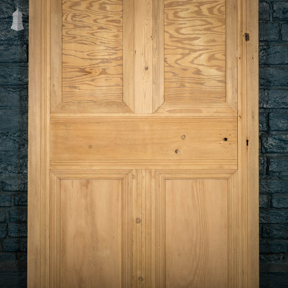 Half Glazed Door, Moulded Pine 5 Panel