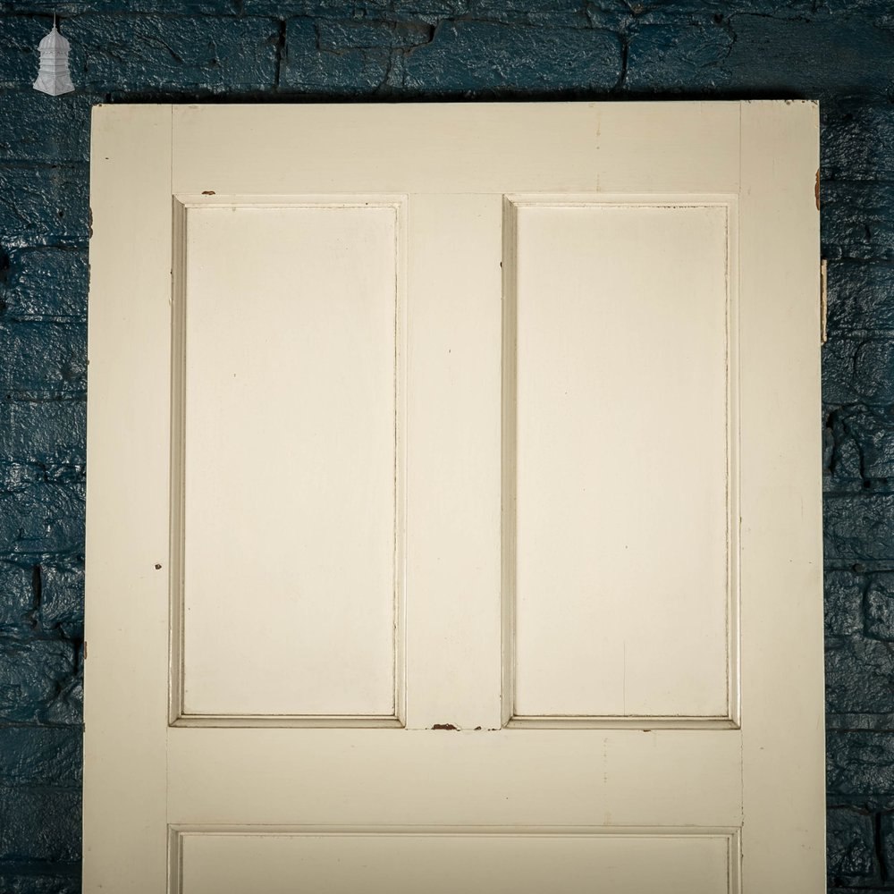 Pine Panelled Door, 5 Panel White Painted Finish