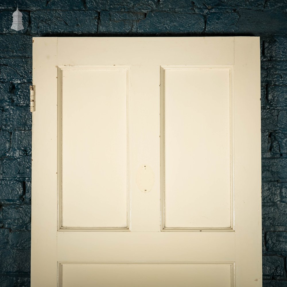 Pine Panelled Door, 5 Panel White Painted Finish