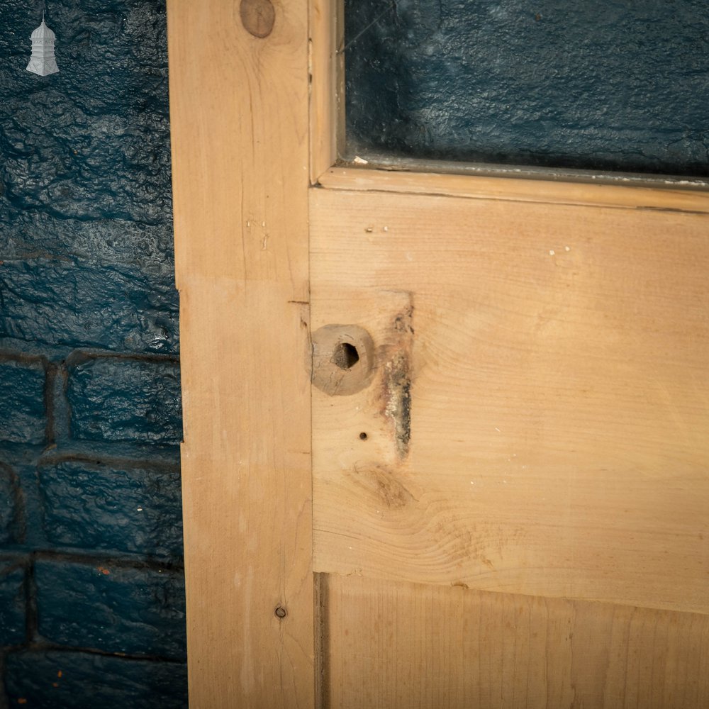 Half Glazed Door, Moulded Pine 4 Panel