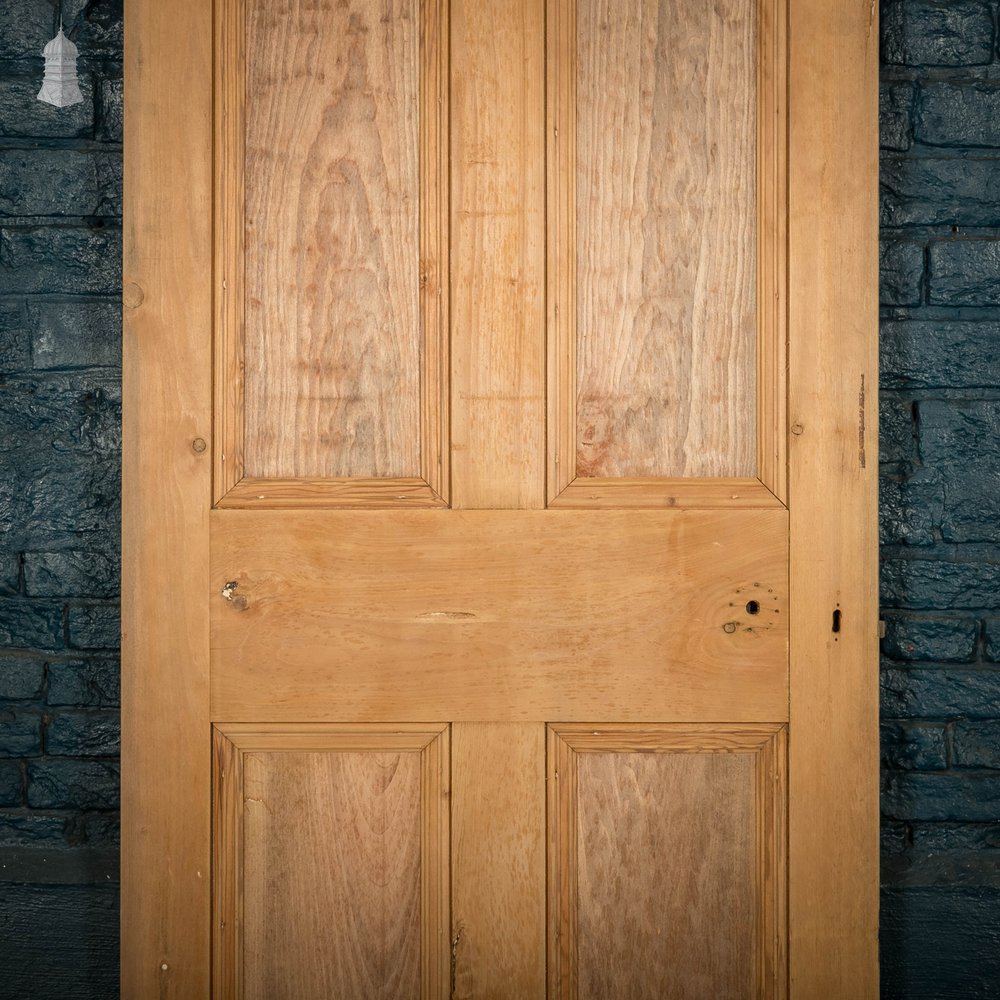 Pine Panelled Door, Victorian Style Moulded 5 Panel