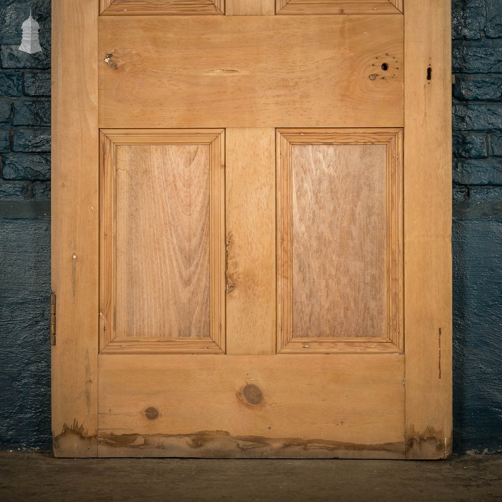 Pine Panelled Door, Victorian Style Moulded 5 Panel