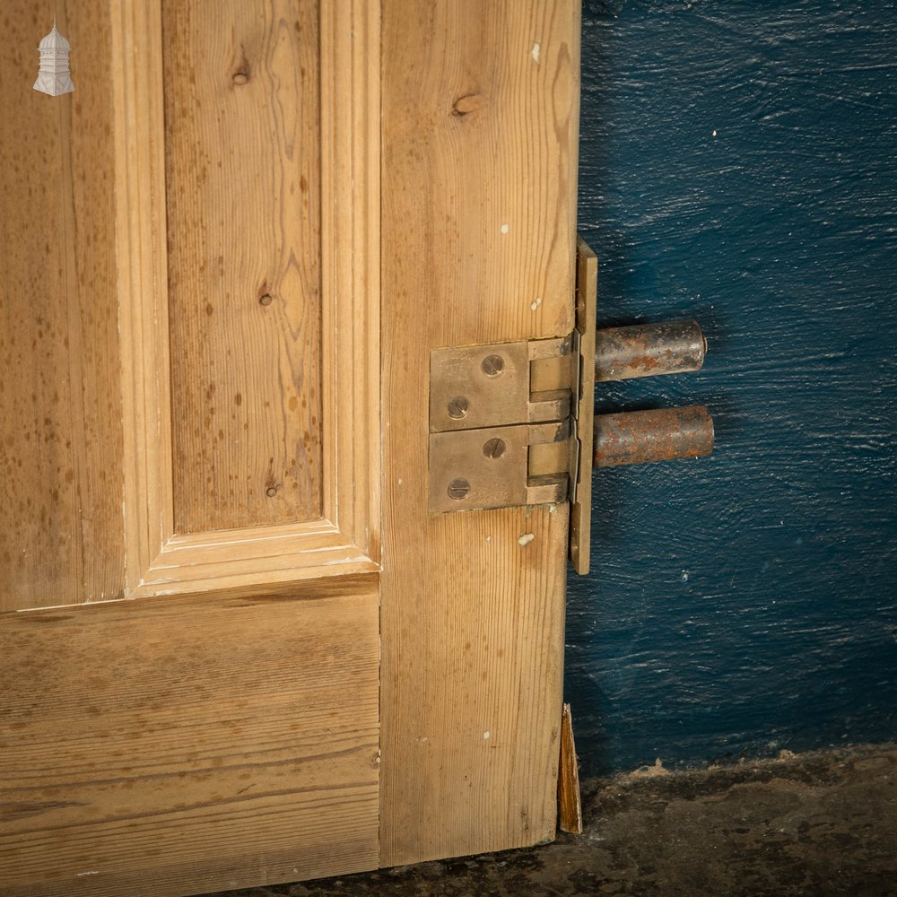 Pine Panelled Door, Moulded 6 Panel with Double Pivot Hinges