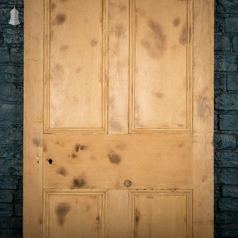 Pine Panelled Door, 6 Moulded Panel Door