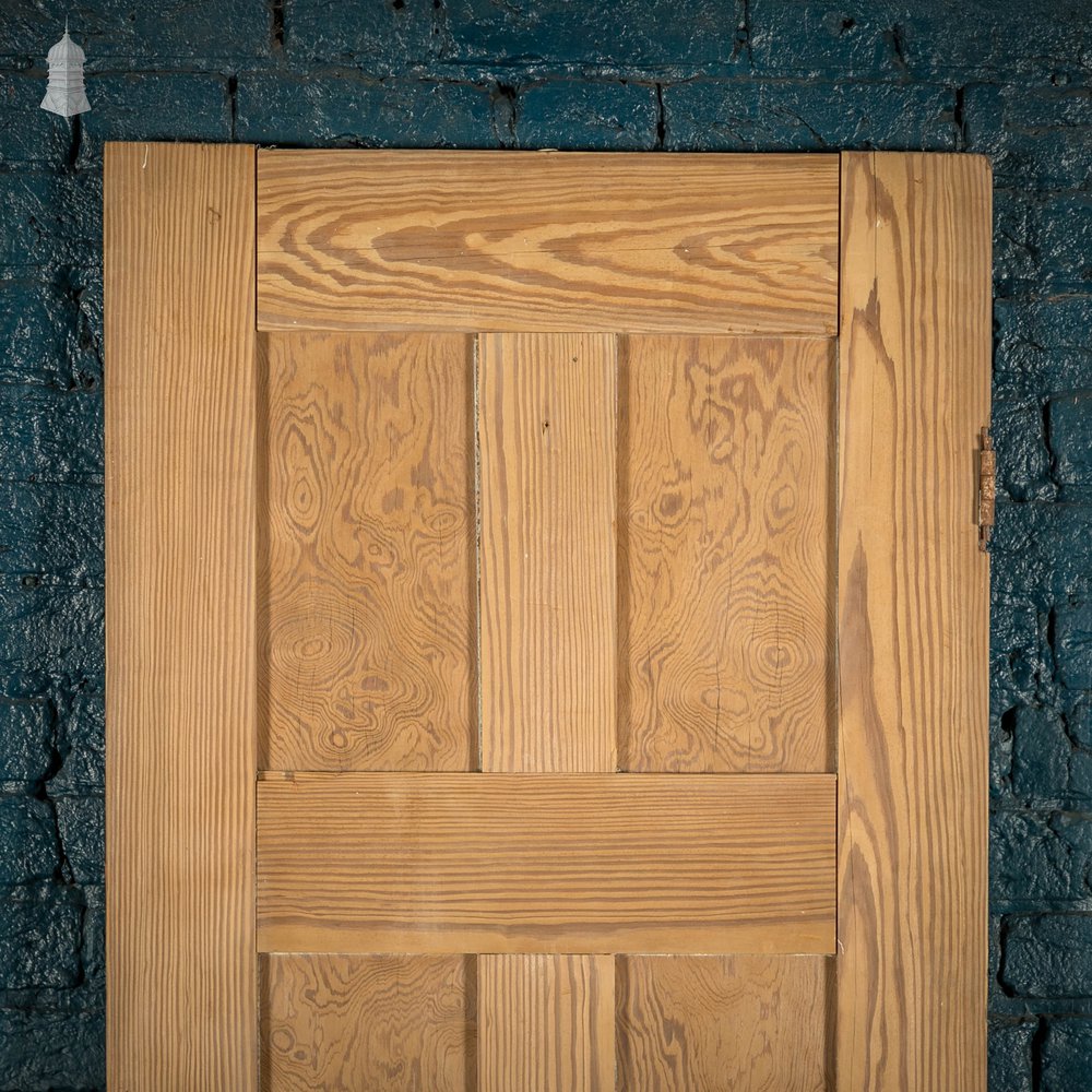 Pitch Pine Panelled Door, 6 Panel